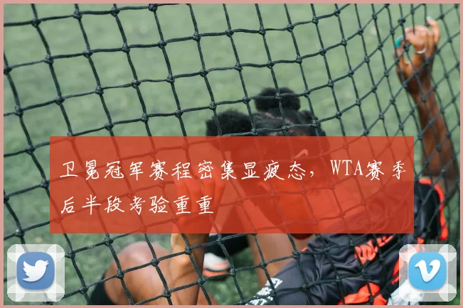 卫冕冠军赛程密集显疲态,WTA赛季后半段考验重重 - 懂球帝推荐