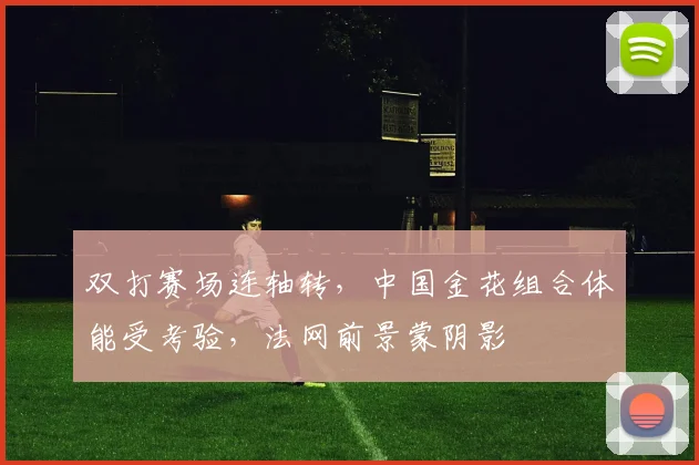 双打赛场连轴转,中国金花组合体能受考验,法网前景蒙阴影 - 懂球帝推荐